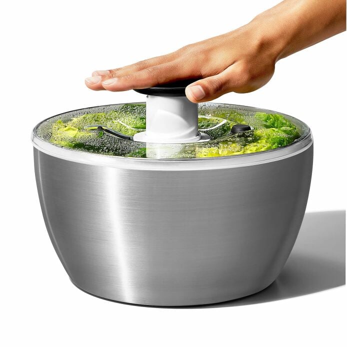 Steel Salad Spinner M8