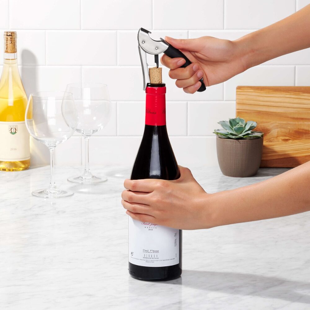 OXO Steel Double Lever Waiter's Corkscrew Q9