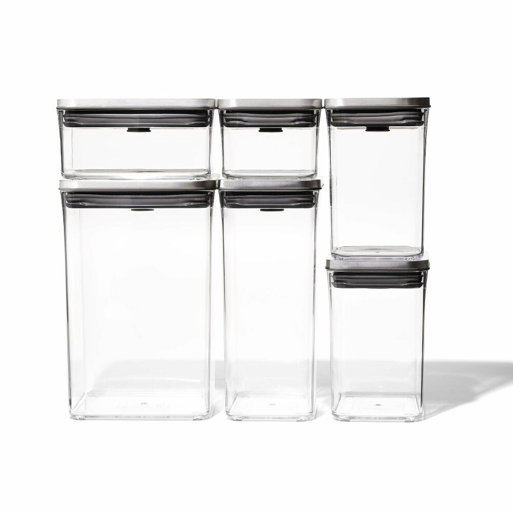 Steel 6-Piece POP Container Set C3