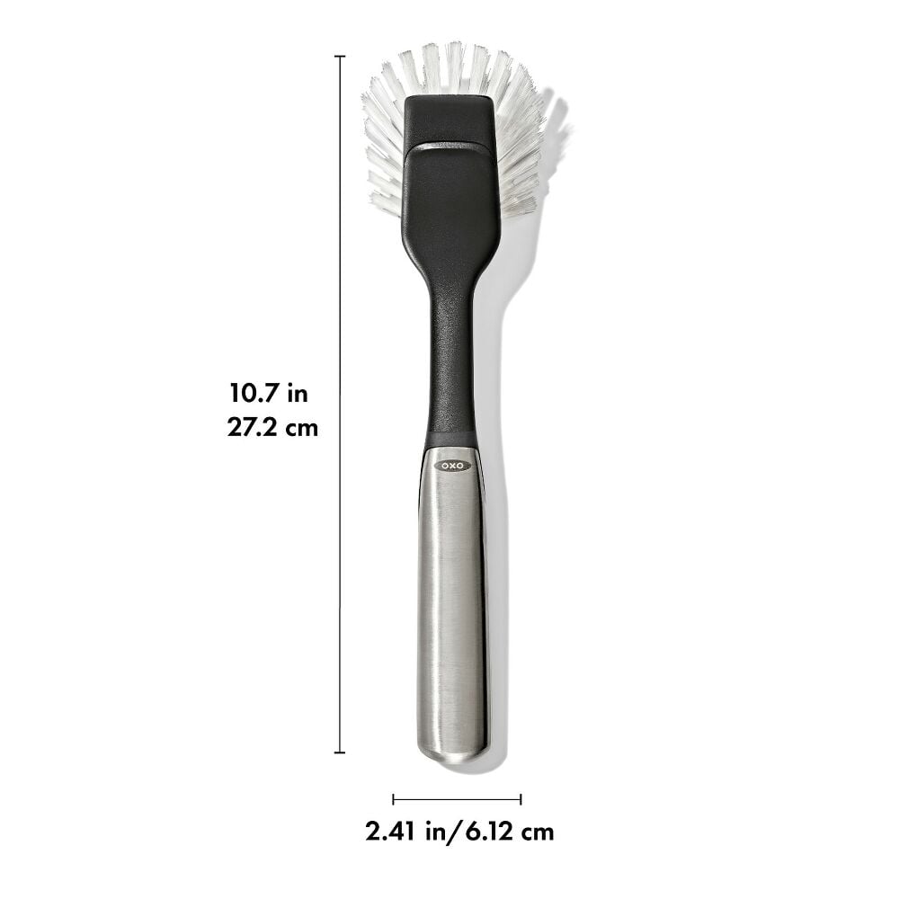 Steel Dish Brush with Replaceable Head V1