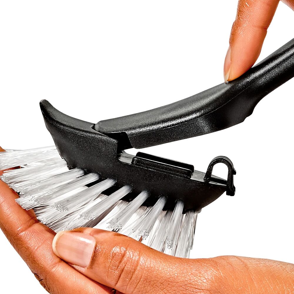 Steel Dish Brush with Replaceable Head V1