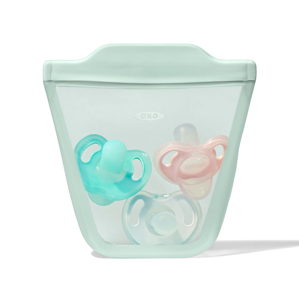 Tot Silicone Reusable Bag - 2-Piece Stand-Up Cup Set Q9