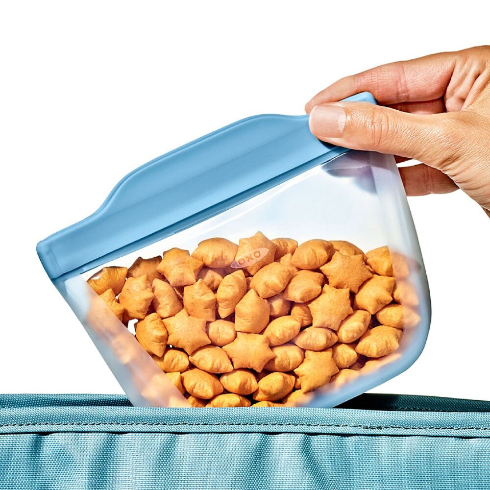 Tot Silicone Reusable Bag - 2-Piece Stand-Up Cup Set Q9