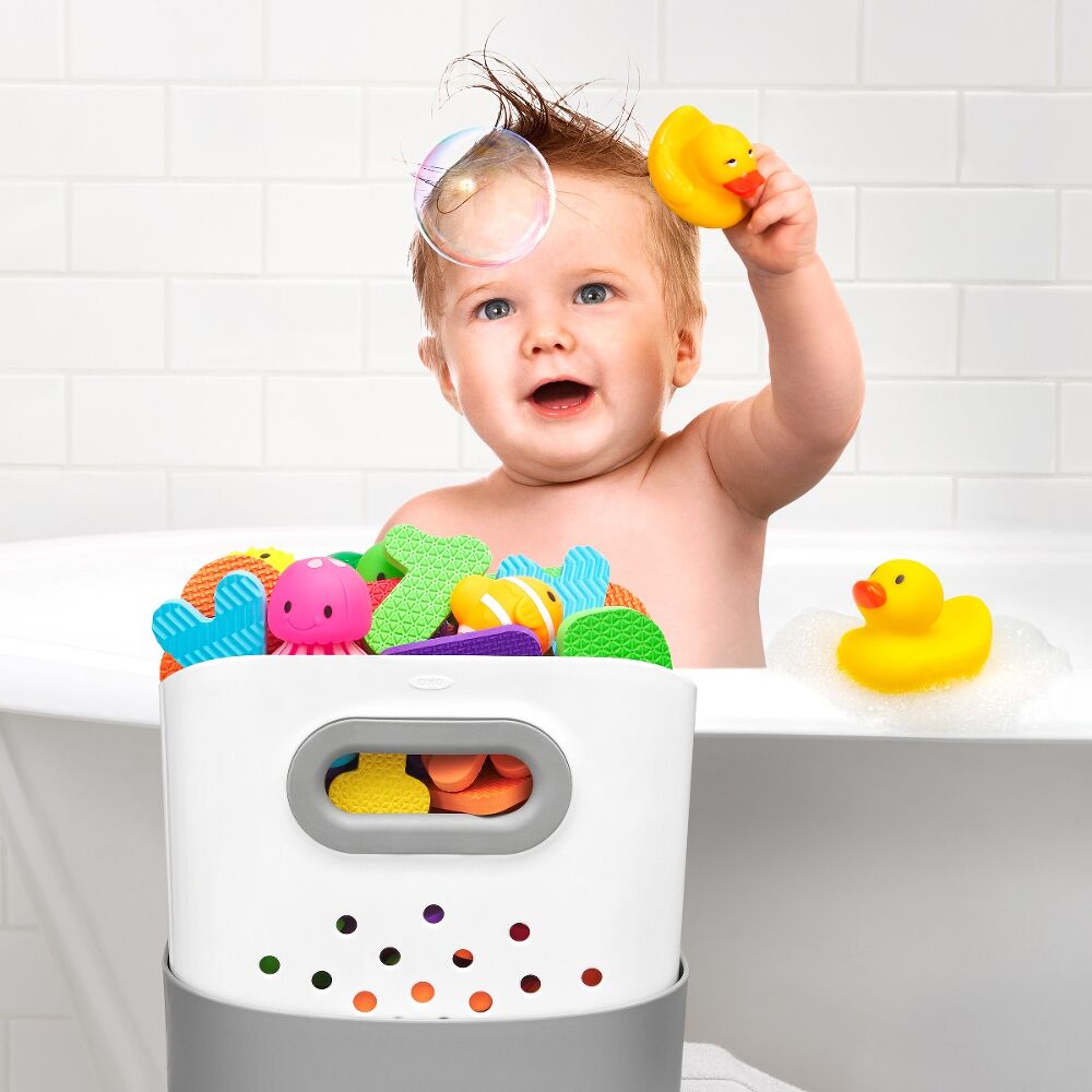 Stand Up Bath Toy Bin U8