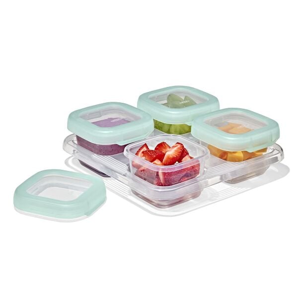 Baby Blocks Food Storage Containers (4 oz) - Opal I3