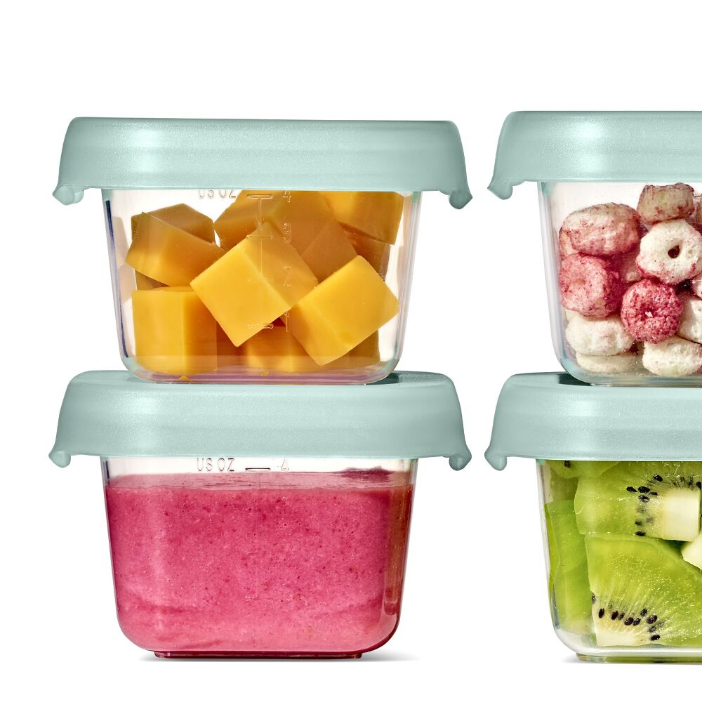 Baby Blocks Food Storage Containers (4 oz) - Opal I3