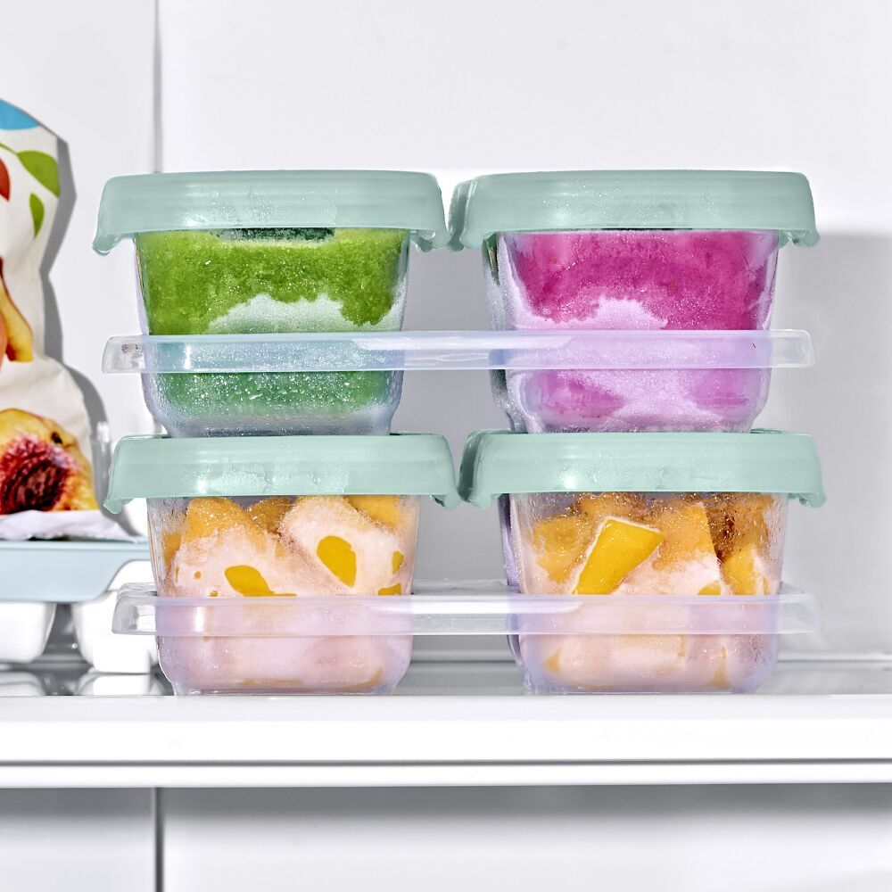 Baby Blocks Food Storage Containers (6 oz) - Opal V2