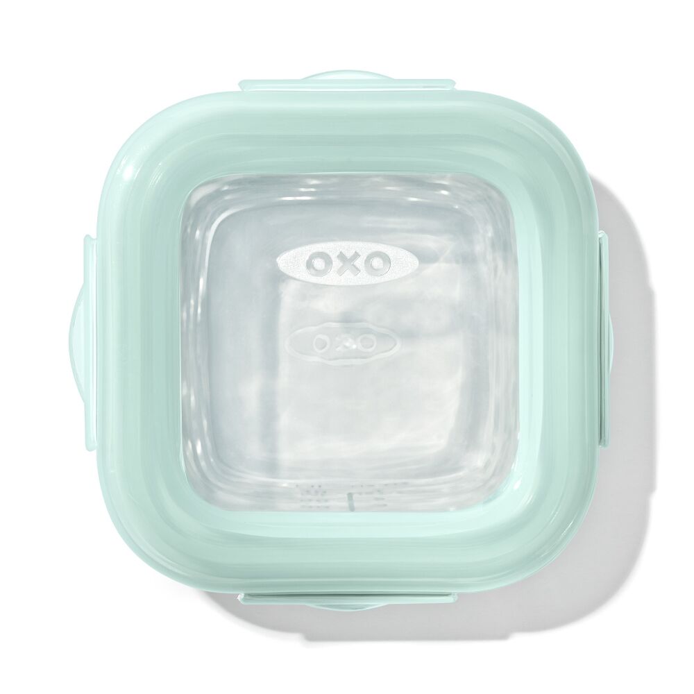 Glass Baby Blocks Food Storage Containers (4 oz) - Opal C7