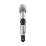 Steel Soap Dispensing Dish Brush Q0