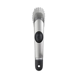 Steel Soap Dispensing Dish Brush Q0