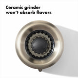 Contoured Mess-Free Salt Grinder K0