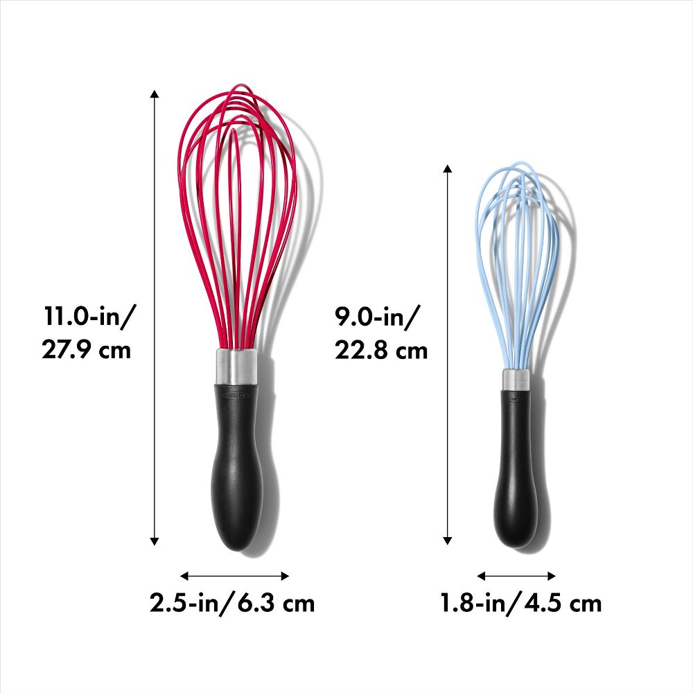 2 Pc Silicone Whisk Set L3