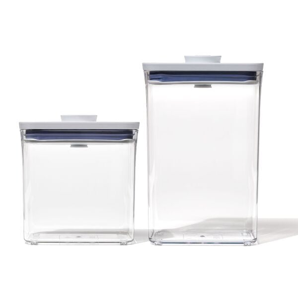 POP Container - Rectangle Medium (2.7 Qt.) & POP Container - Rectangle Short (1.7 Qt.) Bundle H8