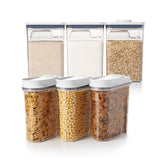 3 Piece Cereal Dispenser Set & 6-Piece POP Container Set Bundle E1