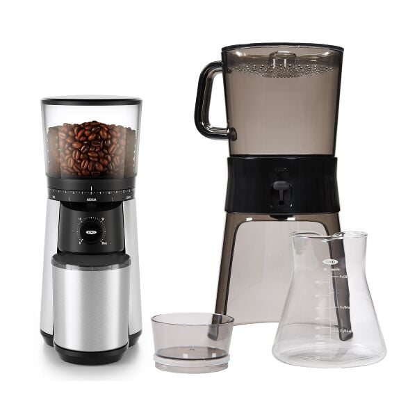 Cold Brew Coffee Maker & Conical Burr Coffee Grinder Bundle G1