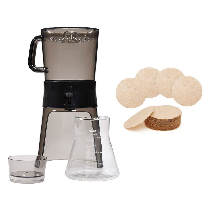 Cold Brew Coffee Maker & Cold Brew Coffee Maker Paper Filters Bundle G2