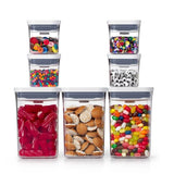 POP 4-Piece Mini Container Set & 3-Piece POP Container Value Set Bundle Y4