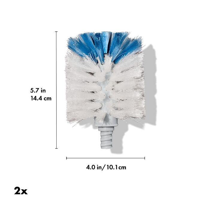 Stainless Steel Bottle Brush Refill - 2 Pack U0