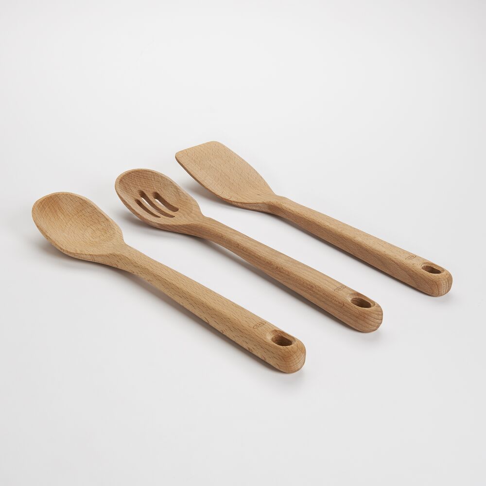 3 Piece Wooden Utensil Set F4