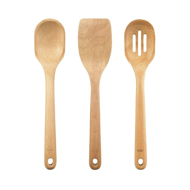 3 Piece Wooden Utensil Set F4
