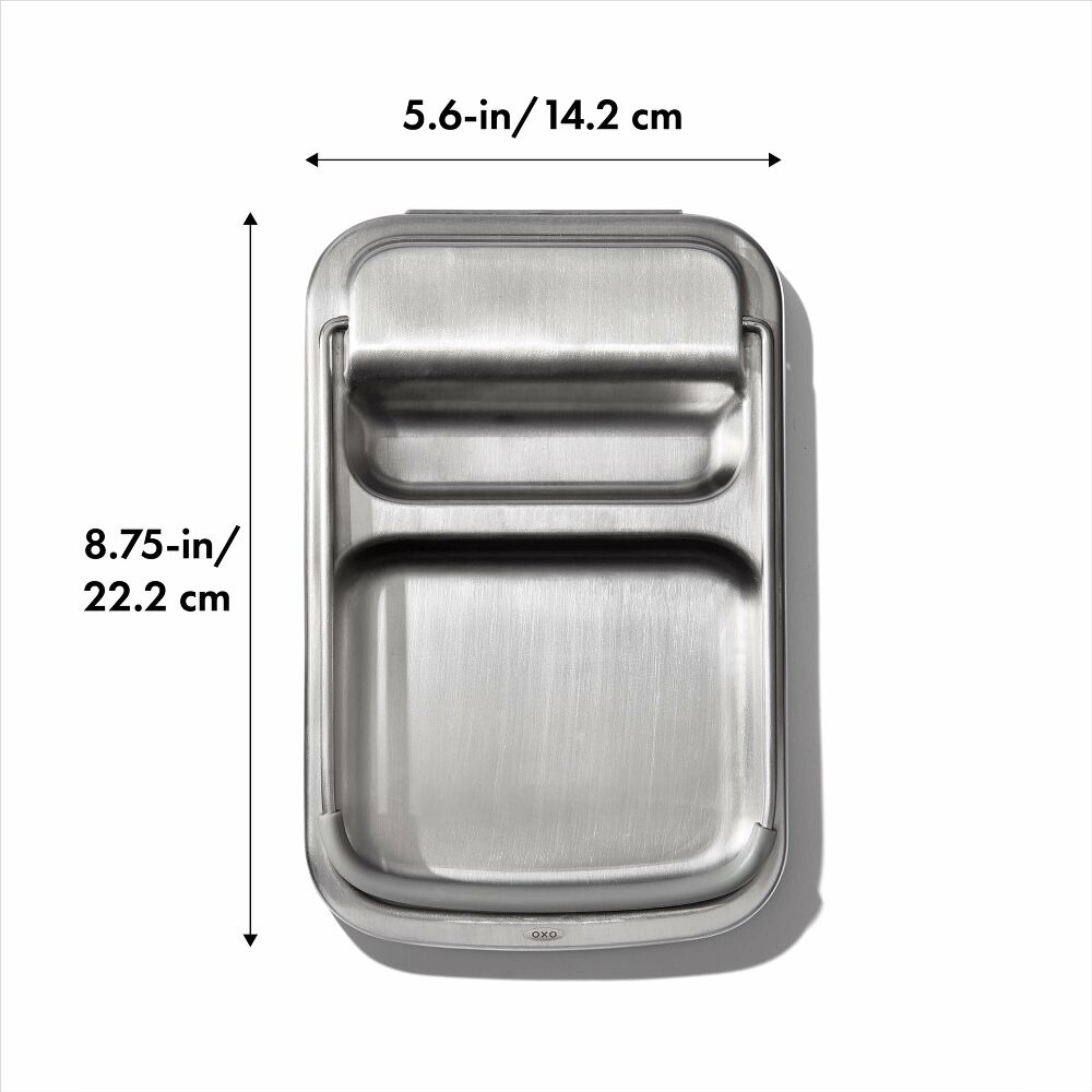 Stainless Steel Spoon Rest with Lid Holder J3