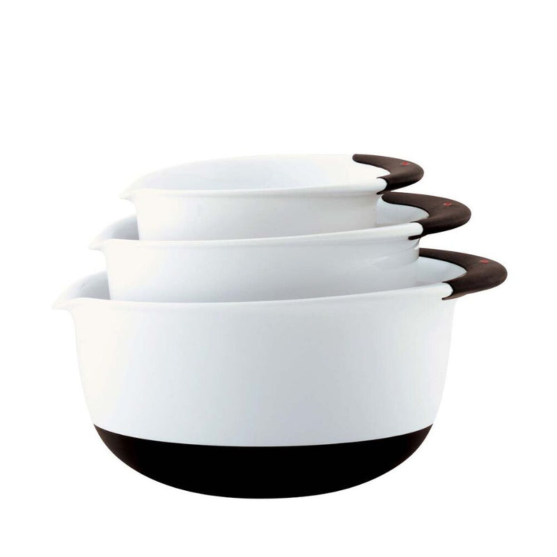 3-Piece Mixing Bowl Set - White C3