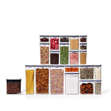 20-Piece POP Container Set & Steel Coffee POP Container (1.7 Qt) with Scoop Bundle Z2