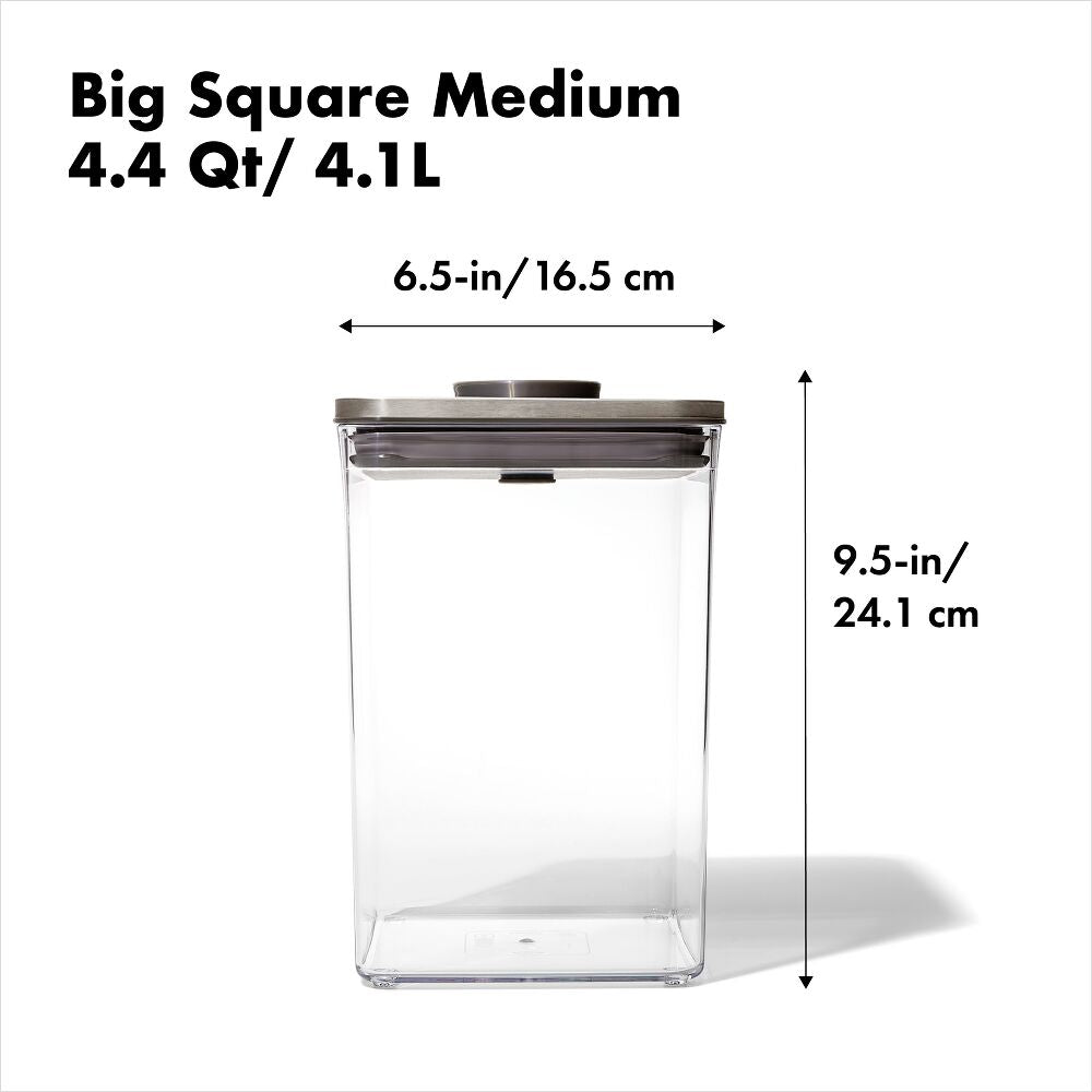 POP Container - Big Square Medium (4.4 Qt/4.2 L) V5