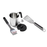 Grilling Basting Pot and Brush Set & Grilling Precision Turner Bundle Y1