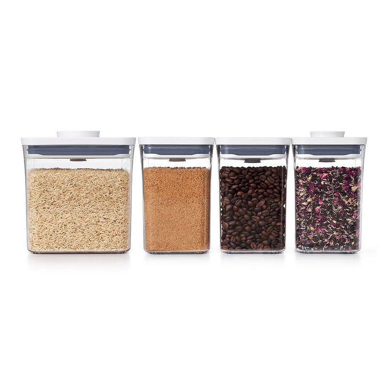 POP Container - Big Square Short (2.8 Qt.) & 3-Piece POP Container Value Set Bundle F0