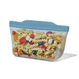 Silicone Reusable Bag  Stand-Up Quart (32 oz) - Ocean Blue B0