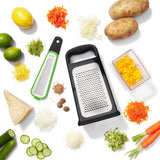 Etched Box Grater With Removable Zester G7
