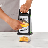 Etched Box Grater With Removable Zester G7