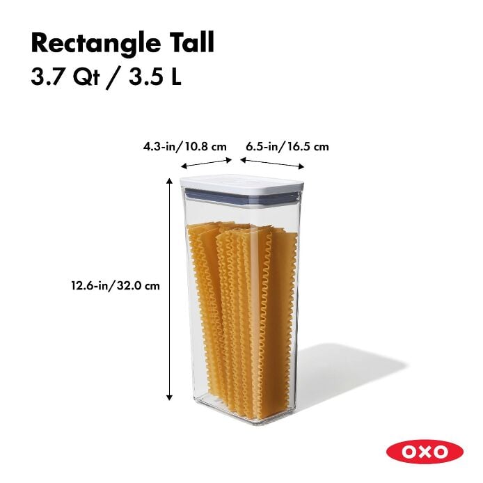POP Container - Rectangle Tall (3.7 Qt.) Q8