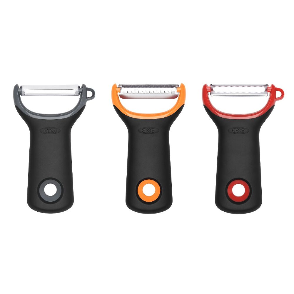 3-Piece Prep Peeler Set, Assorted Blades E7