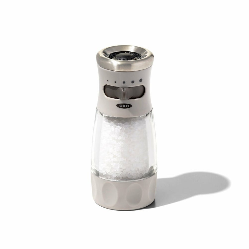 Contoured Mess-Free Salt Grinder K0