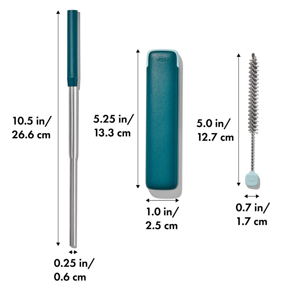 Collapsible Straw With Case F1