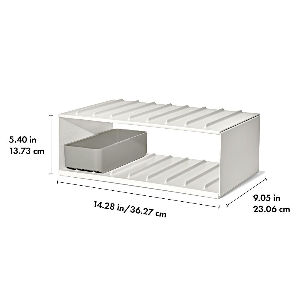 Water Bottle Organizer with Accessory Bin S0