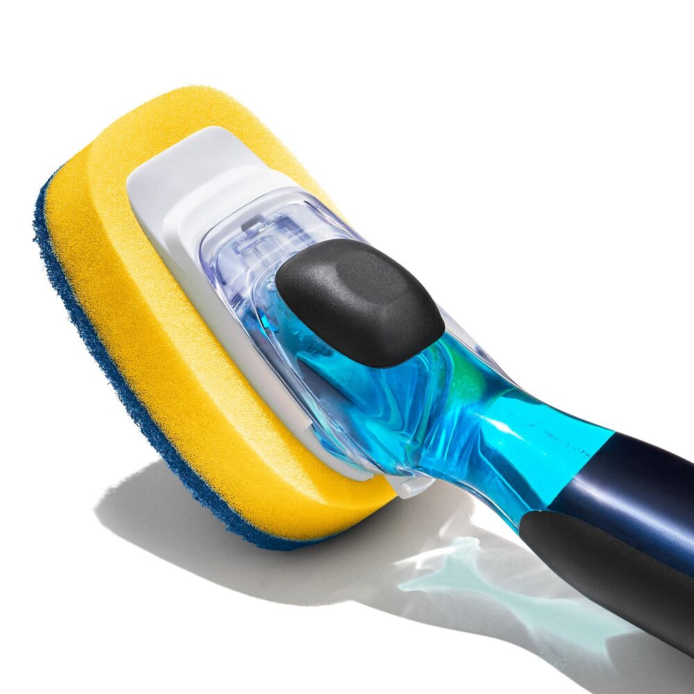 Soap Dispensing Dish Scrub T2