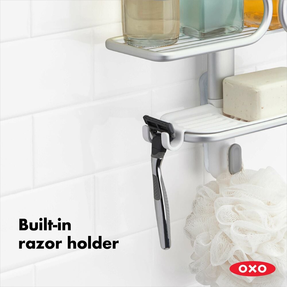 Aluminum 3-Tier Shower Caddy P9