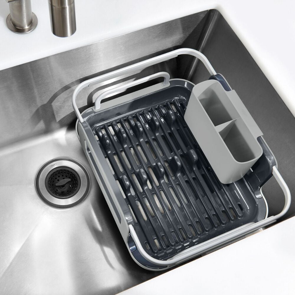 Over-the-sink Aluminum Dish Rack R5