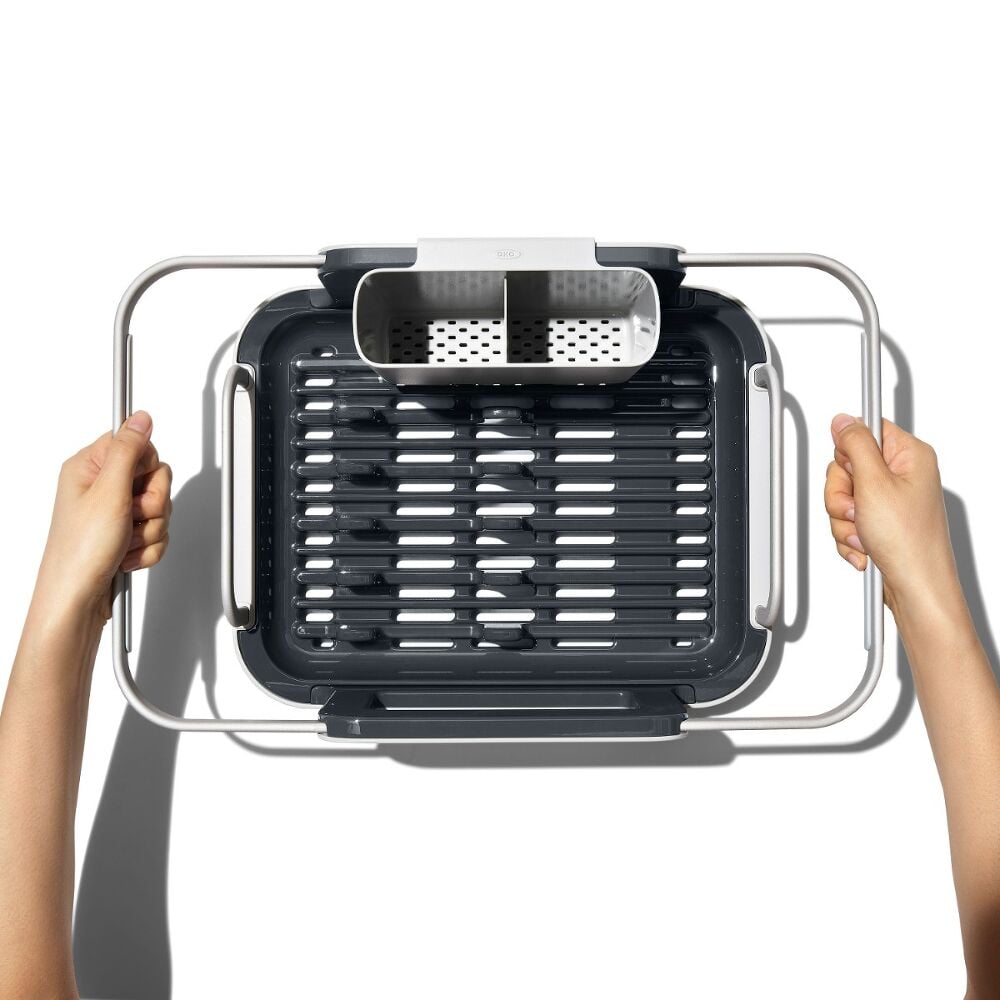 Over-the-sink Aluminum Dish Rack R5