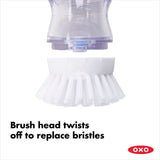 Soap Dispensing Palm Brush B6