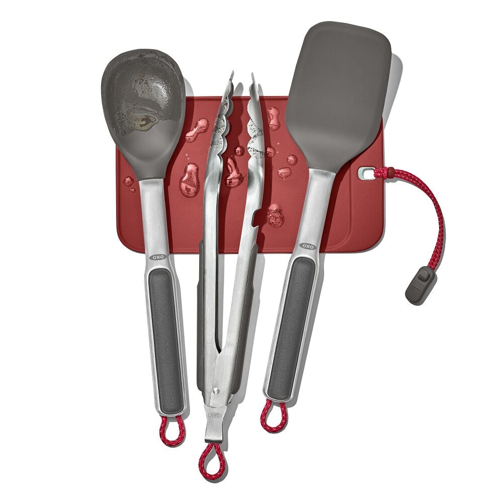 OXO Outdoor 4 -Piece Camp Stove Cooking Set K0