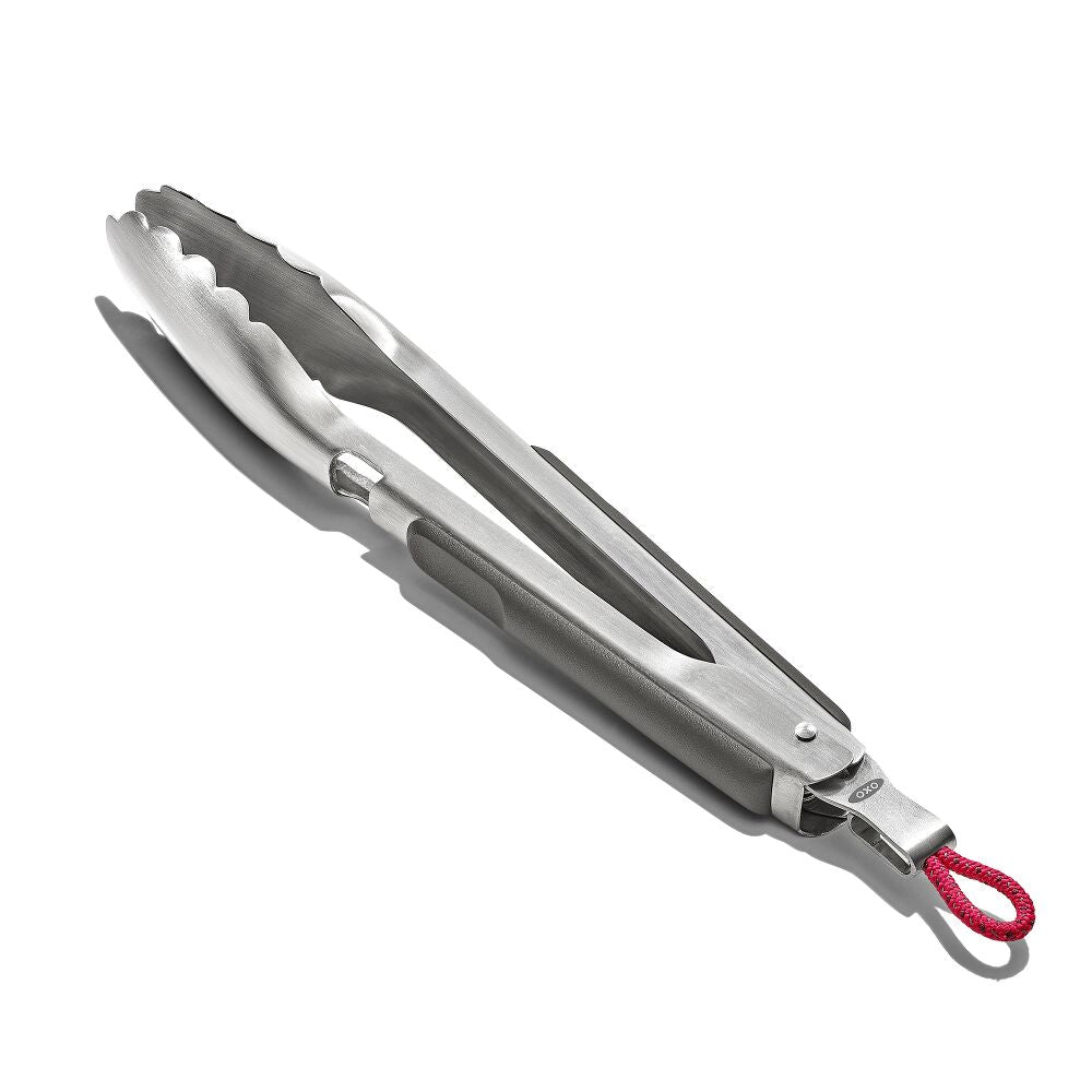 OXO Outdoor 10.5in Camp Stove Tongs with Bottle Opener U1