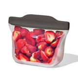 Outdoor Silicone Reusable Stand Up Snack Bag (12 oz) G1
