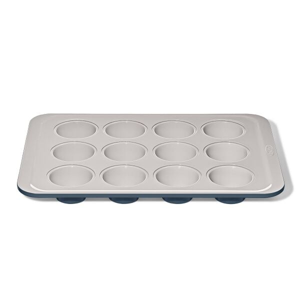Non-Stick Pro Ceramic Coated Metal Bakeware 12 Cup Muffin Pan X2