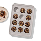 Non-Stick Pro Ceramic Coated Metal Bakeware 12 Cup Muffin Pan X2