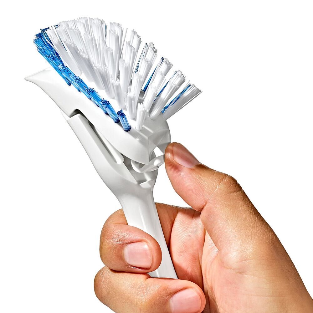 Nylon Bristle Dish Brush with Refills S6
