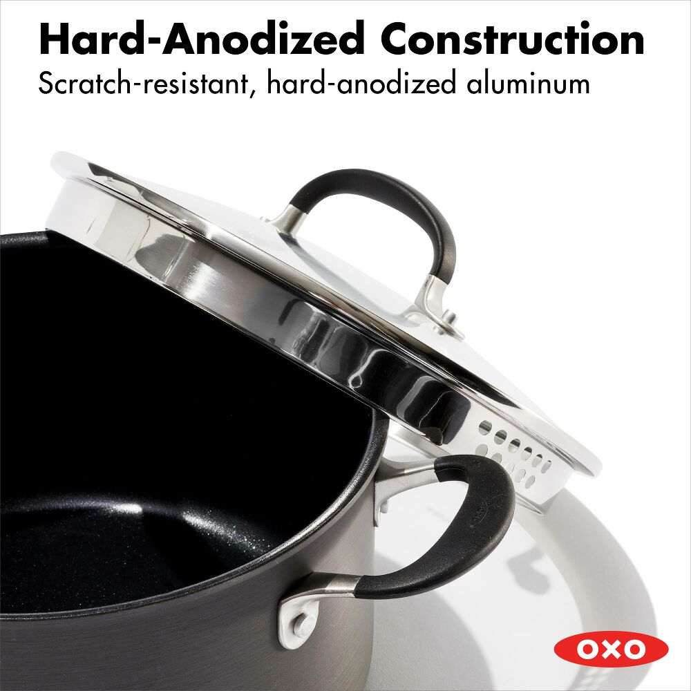 Non-Stick 6-Quart Stock Pot with Lid E2